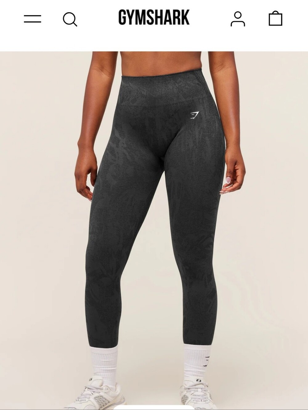 Gymshark Adapt Seamless Camo Legging Black